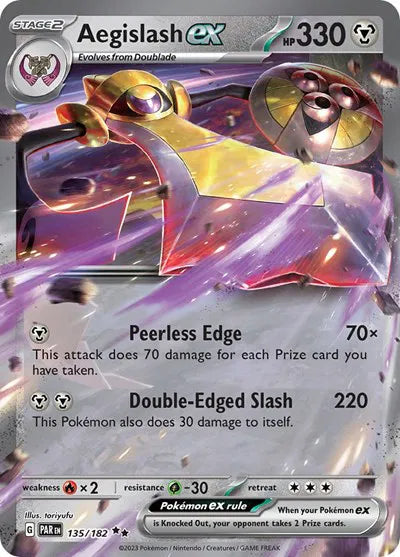 Aegislash Ex Double Rare #135 - Paradox Rift