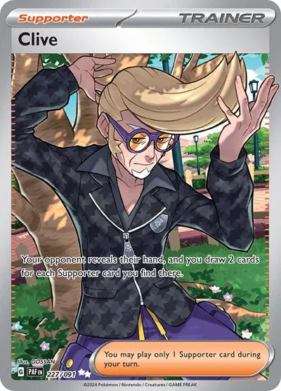 Clive Ultra Rare #227 - Paldean Fates