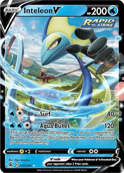 Inteleon V Ultra Rare #78 - Fusion Strike