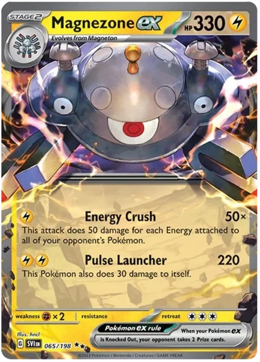 Magnezone Ex Double Rare # 65 - Scarlet & Violet