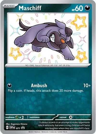 Maschiff Promo #71 - Paldean Fates