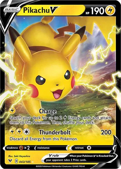 Pikachu V #043 - Vivid Voltage