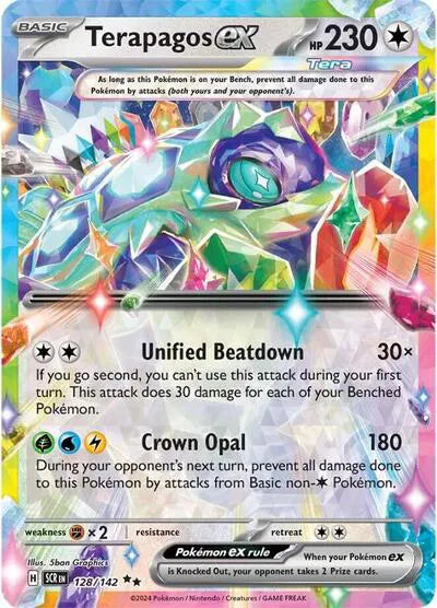 Terapagos EX Double Rare #128 - Stellar Crown